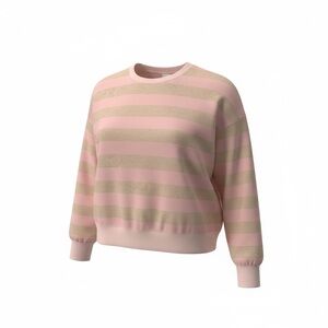 AS Revival Striped Pink and Tan Women's Sweater - NWOT - super soft